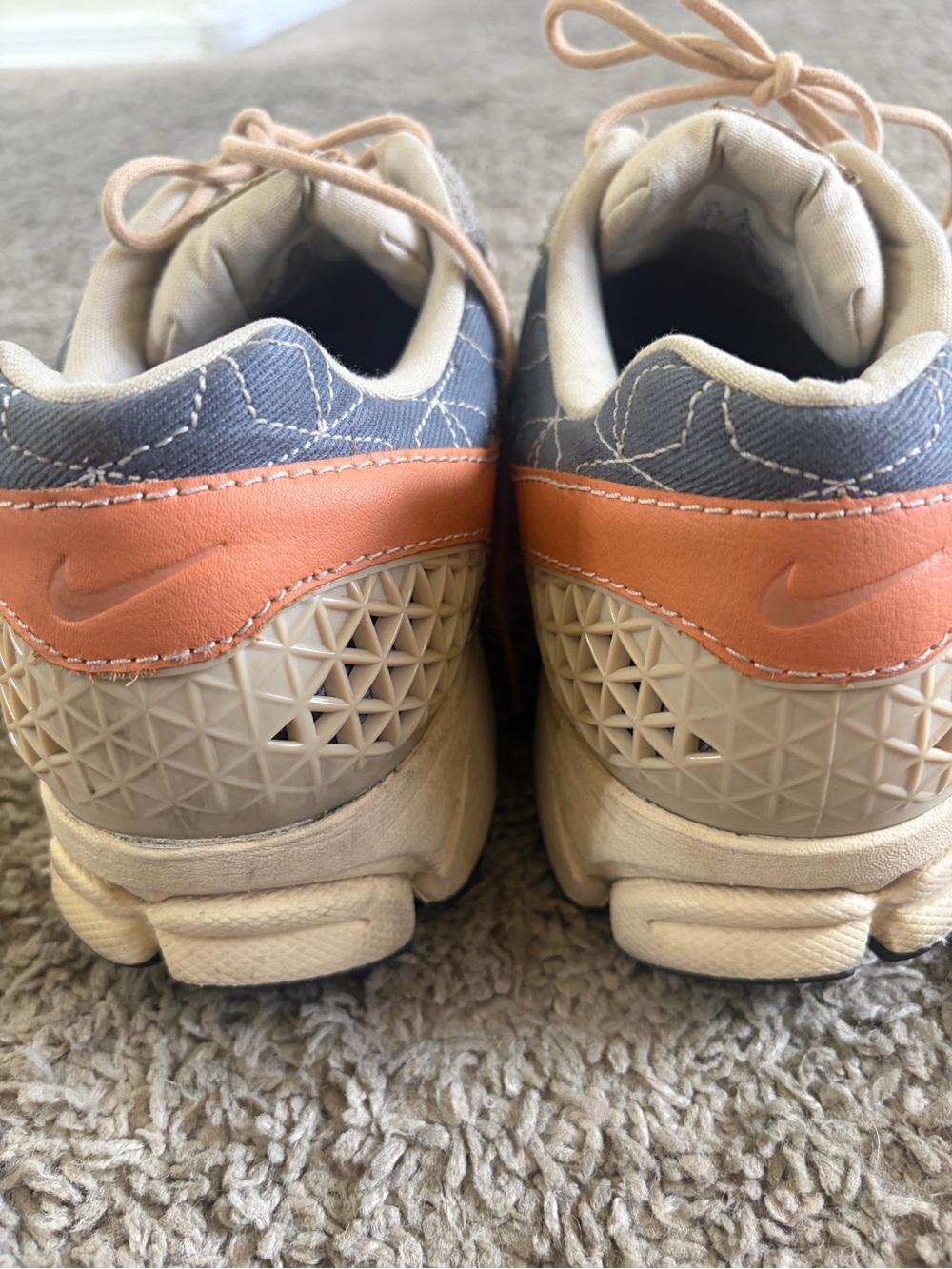 Nike Air Zoom Vomero 5 Sashiko Men's 11.5 Sanddrift Khaki Earth Pre Owned As Is - Picture 7 of 9